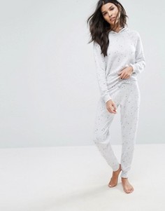 Пижамные джоггеры из комплекта со звездами New Look - Серый