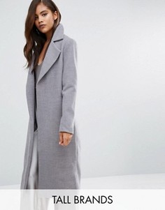 Удлиненное легкое пальто Missguided Tall - Серый