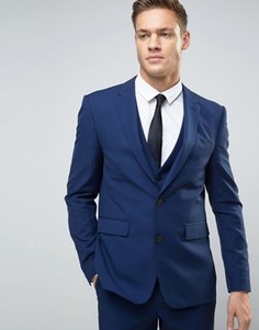 Темно-синий пиджак слим Burton Menswear - Темно-синий
