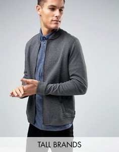 Стеганый бомбер Ted Baker TALL - Темно-синий