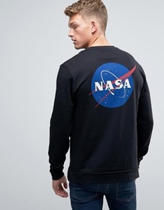 Черный свитшот с принтом Nasa ASOS - Черный