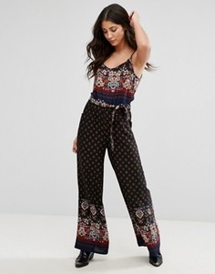 Комбинезон с принтом Brave Soul - Черный