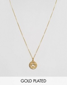 Ottoman Hands Root Chakra Pendant Necklace - Золотой