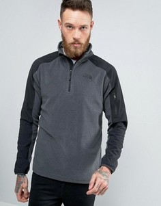 Серый свитшот с горловиной на молнии The North Face Glacier Delta - Серый