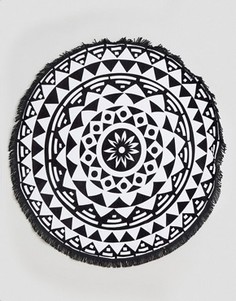 South Beach Geo Round Beach Towel - Мульти