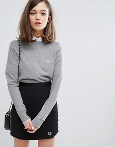 Джемпер с круглым вырезом Fred Perry Authentic - Серый