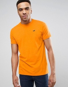 Оранжевая узкая футболка с логотипом Hollister Must Have - Оранжевый