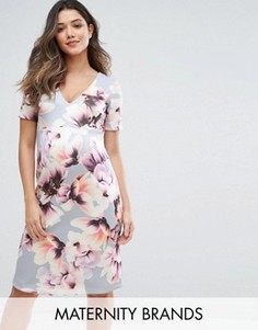 Платье с цветочным принтом Bluebelle Maternity - Синий