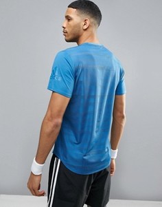 Синяя футболка adidas TKO BQ2196 - Синий