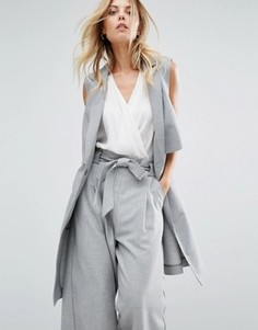 Boss Orange By Hugo Boss Sleeveless Grey Jacket - Серый