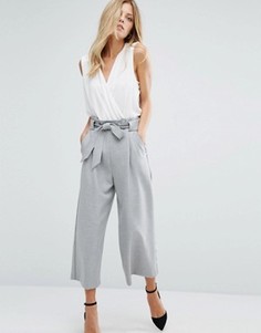 Boss Orange By Hugo Boss Grey Belt Tie Trouser - Серый