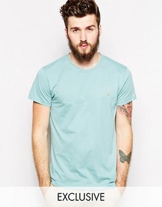 Футболка слим с логотипом F Farah - ЭКСКЛЮЗИВ - Зеленый