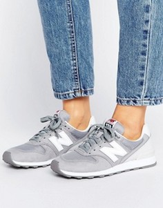 Серые замшевые кроссовки New Balance 996 - Серый
