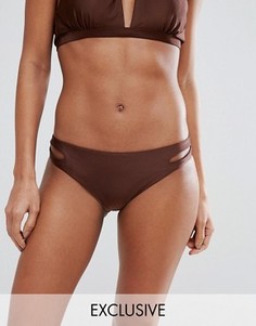 South Beach Chocolate Bikini Bottom - Коричневый