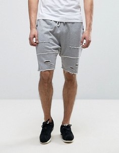Cayler &amp; Sons Drop Crotch Shorts With Distressing - Серый