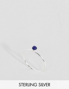 Серебряное кольцо с камнем ASOS - Серебряный