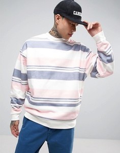 Oversize-свитшот в полоску ASOS - Мульти
