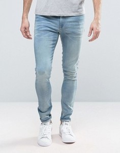 Супероблегающие джинсы ASOS - Синий