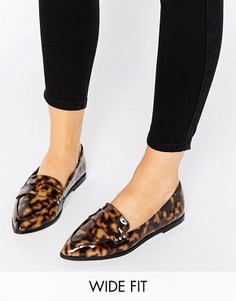 Туфли на плоской подошве для широкой стопы ASOS MARIKA - Мульти