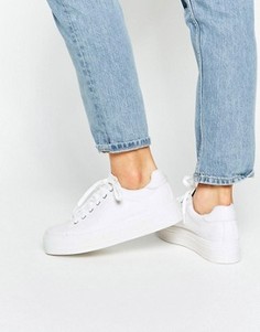 Кроссовки на платформе ASOS DAY - Белый