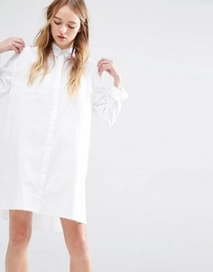 Платье-рубашка с необработанной кромкой Native Youth - Белый