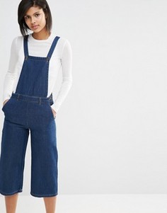 Джинсовый комбинезон с юбкой‑шортами Vero Moda - Темно-синий