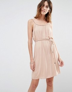 Платье на бретельках с завязкой на талии Vila - Рыжий