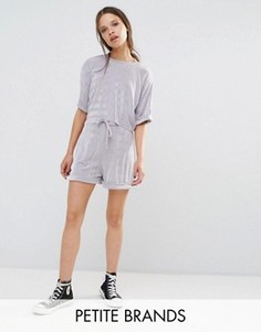Облегающие шорты Boohoo Petite - Зеленый
