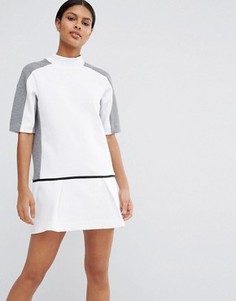 Платье-свитшот с заниженной талией Nike Premium Court - Черный
