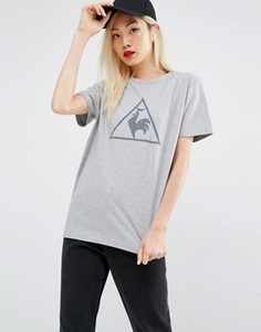 Футболка с большим логотипом Le Coq Sportif - Серый