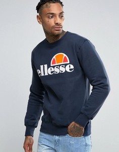Свитшот с классическим логотипом Ellesse - Синий