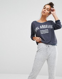 Свитшот с логотипом Sol Angeles - Темно-синий