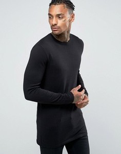 Черный хлопковый джемпер ASOS - Черный