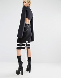 Юбка миди со шнуровкой Fenty X Puma By Rihanna - Черный