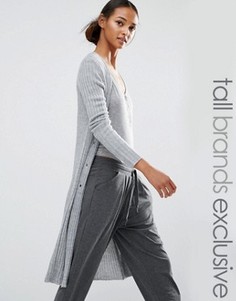 Удлиненный кардиган Daisy Street Tall - Серый