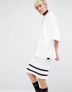 Плотная хлопковая футболка Fenty X Puma By Rihanna - Белый