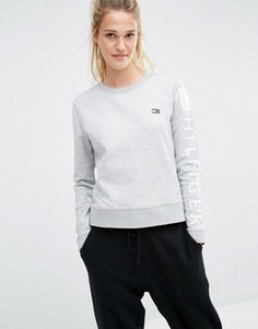Серый свитшот Tommy Hilfiger - Серый