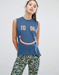 Майка 213 Apparel To Be Happy - Синий