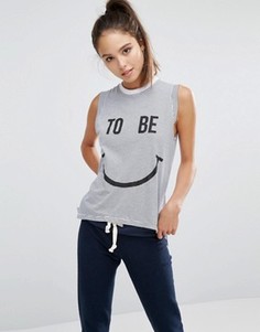 Майка в полоску 213 Apparel To Be Happy - Синий