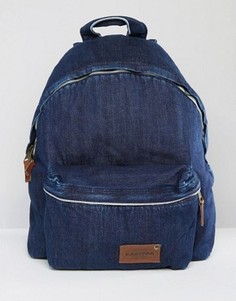 Уплотненный джинсовый рюкзак темного цвета Eastpak Pak R Kuroki - Синий
