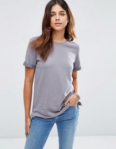 Легкая трикотажная футболка ASOS - Темно-синий