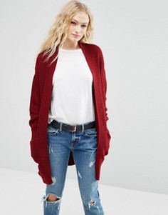 Кардиган крупной вязки ASOS - Красный