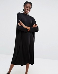 Свободное oversize-платье Monki - Черный