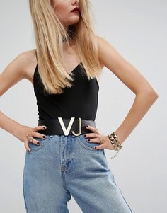 Широкий ремень Versace Jeans - Черный
