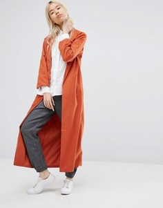 Легкое длинное пальто Native Youth - Оранжевый