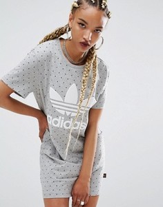 Платье-футболка с принтом adidas Originals X Pharrell Williams - Мульти