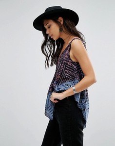 Майка Free People Day Dreamers - Темно-синий