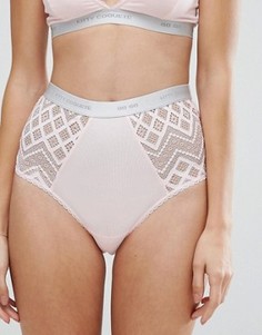 Трусики с завышенной талией Kitty Coquete By Mimi Holliday Go Go - Розовый