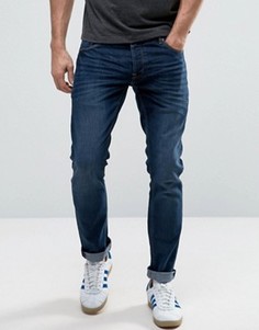 Эластичные узкие джинсы Solid - Черный