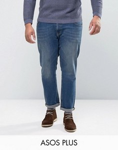 Эластичные узкие джинсы ASOS PLUS - Синий